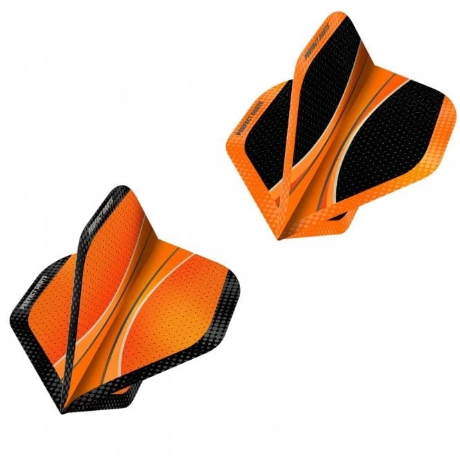 *Perfect Darts - Steel Tip - 90% Tungsten - Solarfox 1 - Scallop - Black & Orange - Image 3