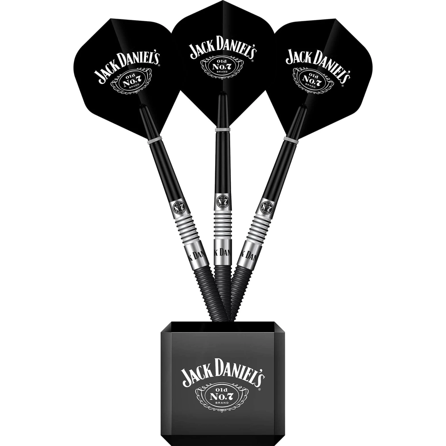 Jack Daniels - Dart Display Cube - Holds 3 Darts - Acrylic Stand - Black - Image 2