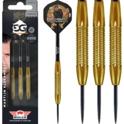 Bulls Martijn Kleermaker Darts - Steel Tip - Brass - The Dutch Giant - 21g