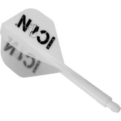 Condor AXE Player Dart Flights - Standard - African Warrior - Icon - White