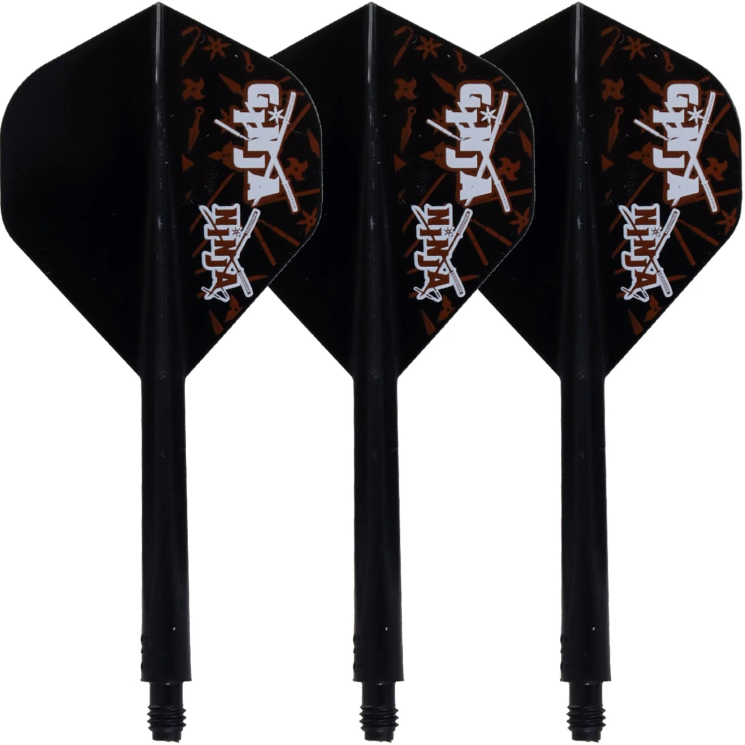 Condor AXE Dart Flights - Matt Campbell - Ginja Ninja - Standard - Black - Image 4