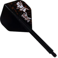 Condor AXE Dart Flights - Matt Campbell - Ginja Ninja - Standard - Black