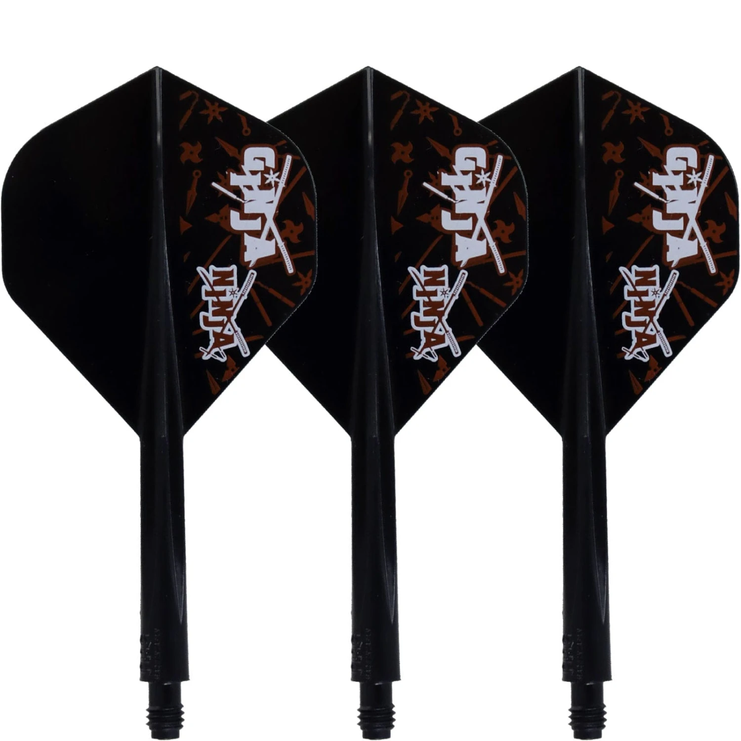 Condor AXE Dart Flights - Matt Campbell - Ginja Ninja - Standard - Black - Image 5