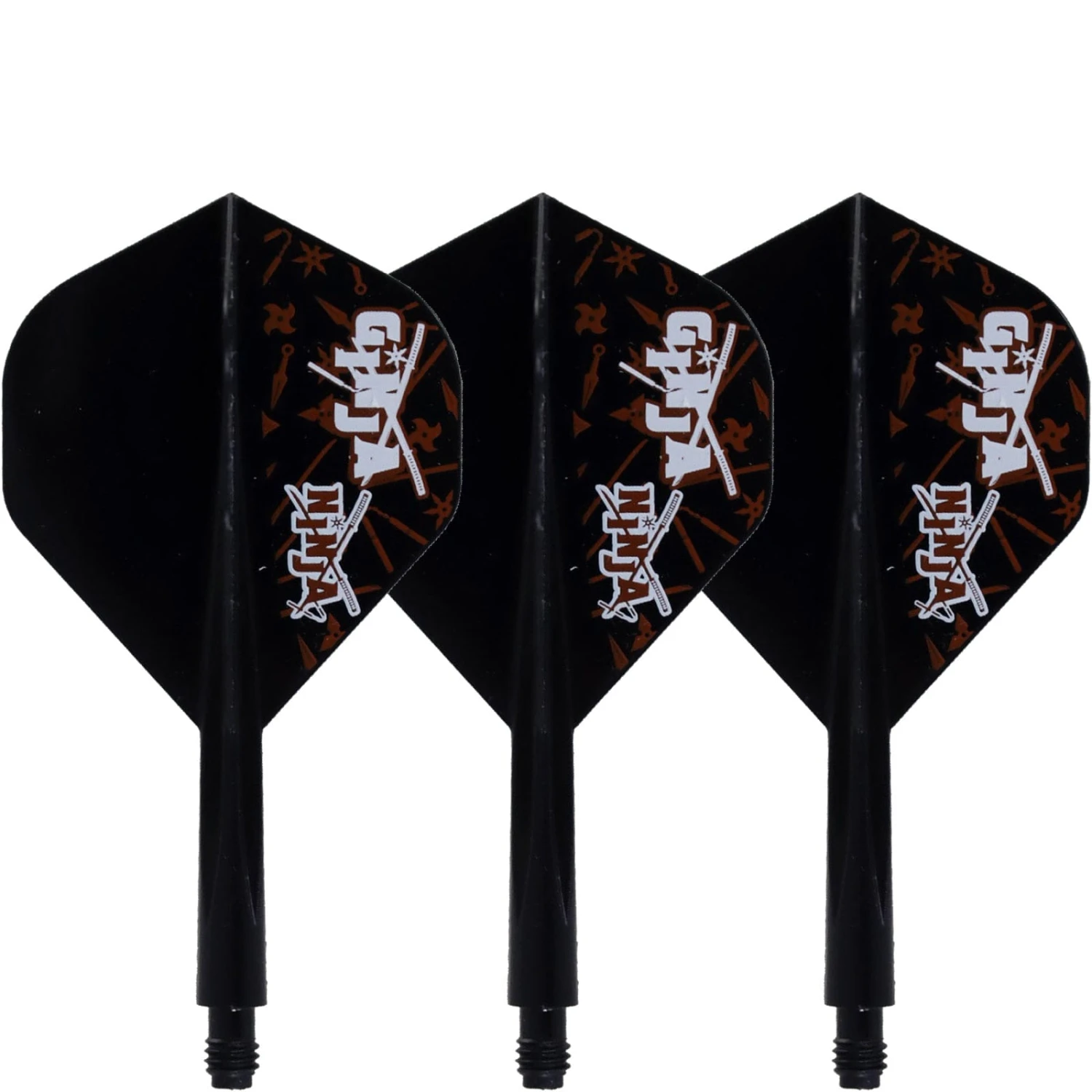Condor AXE Dart Flights - Matt Campbell - Ginja Ninja - Standard - Black - Image 6