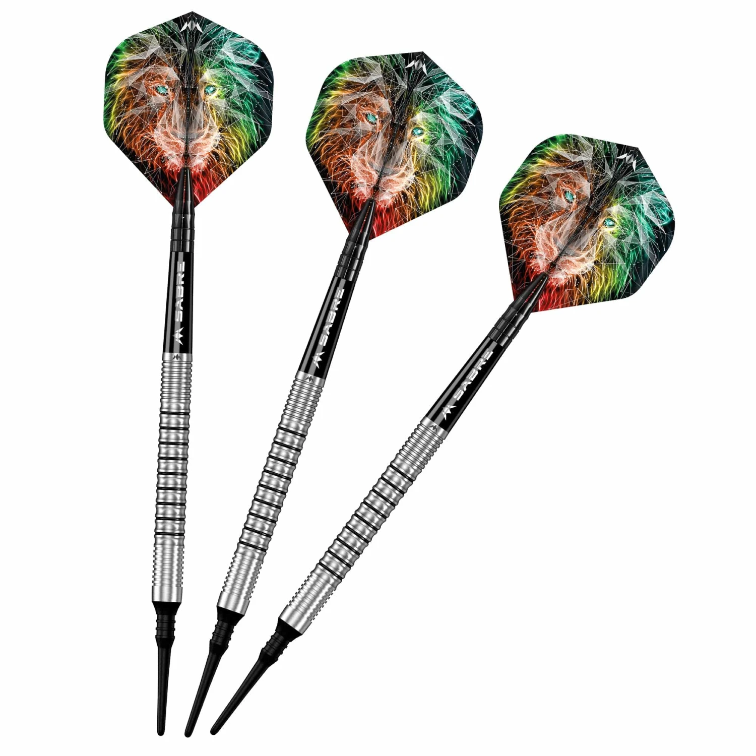Mission Dominik Grüllich Darts - Soft Tip - 95% Tungsten - Silver-Black Rings - Image 5