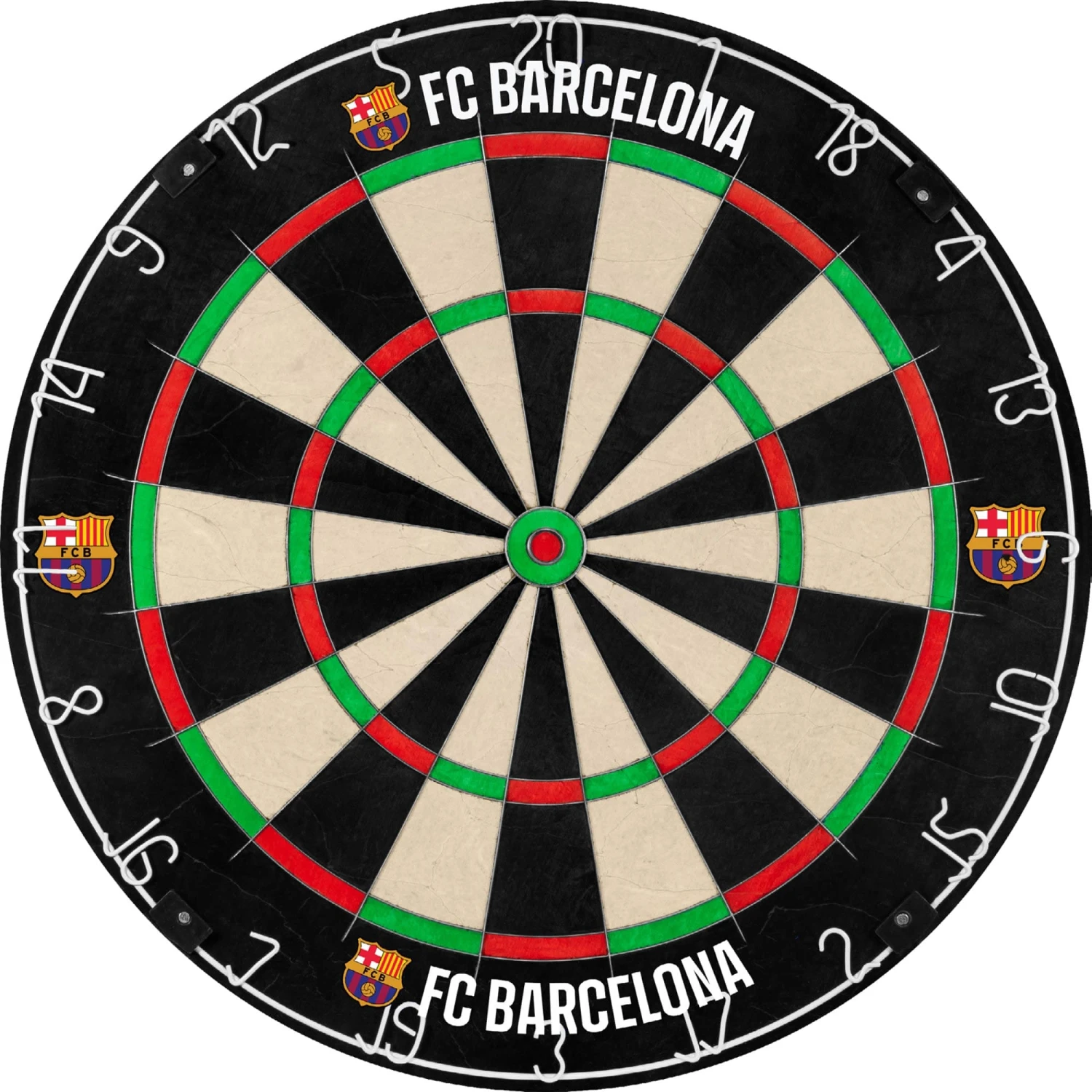 FC Barcelona - Official Licensed BARÇA - Professional Dartboard - Crest With Name