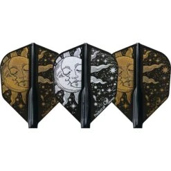 *Cosmo Fit Flight AIR - Shape - Dark Black - Moon And Sun