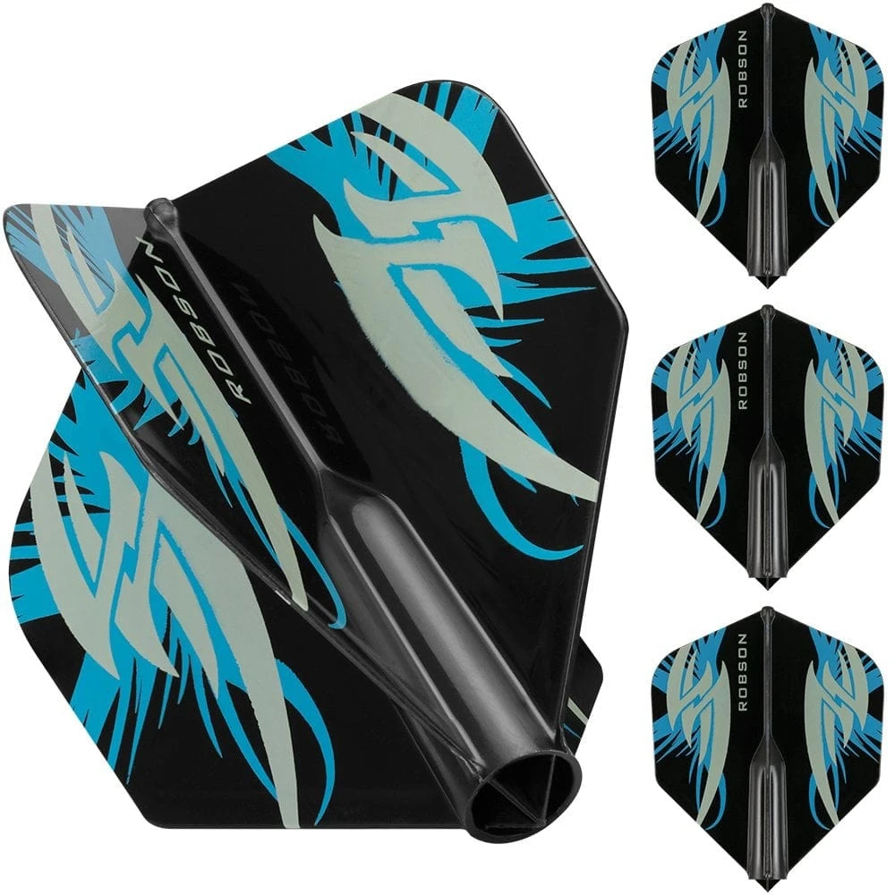 Robson Plus Dart Flights - For All Shafts - Std No2 - Finn - Image 4