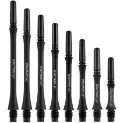 Cosmo Fit Shaft Carbon - Spinning - Slim - Black - Pack 4
