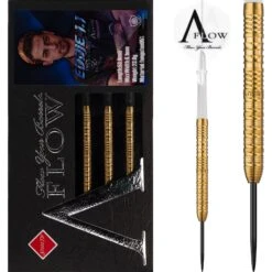 *Dynasty Darts - Black Line - Steel Tip - Edward Shouji Foulkes - Eddie 1.1 - Gold - 23g