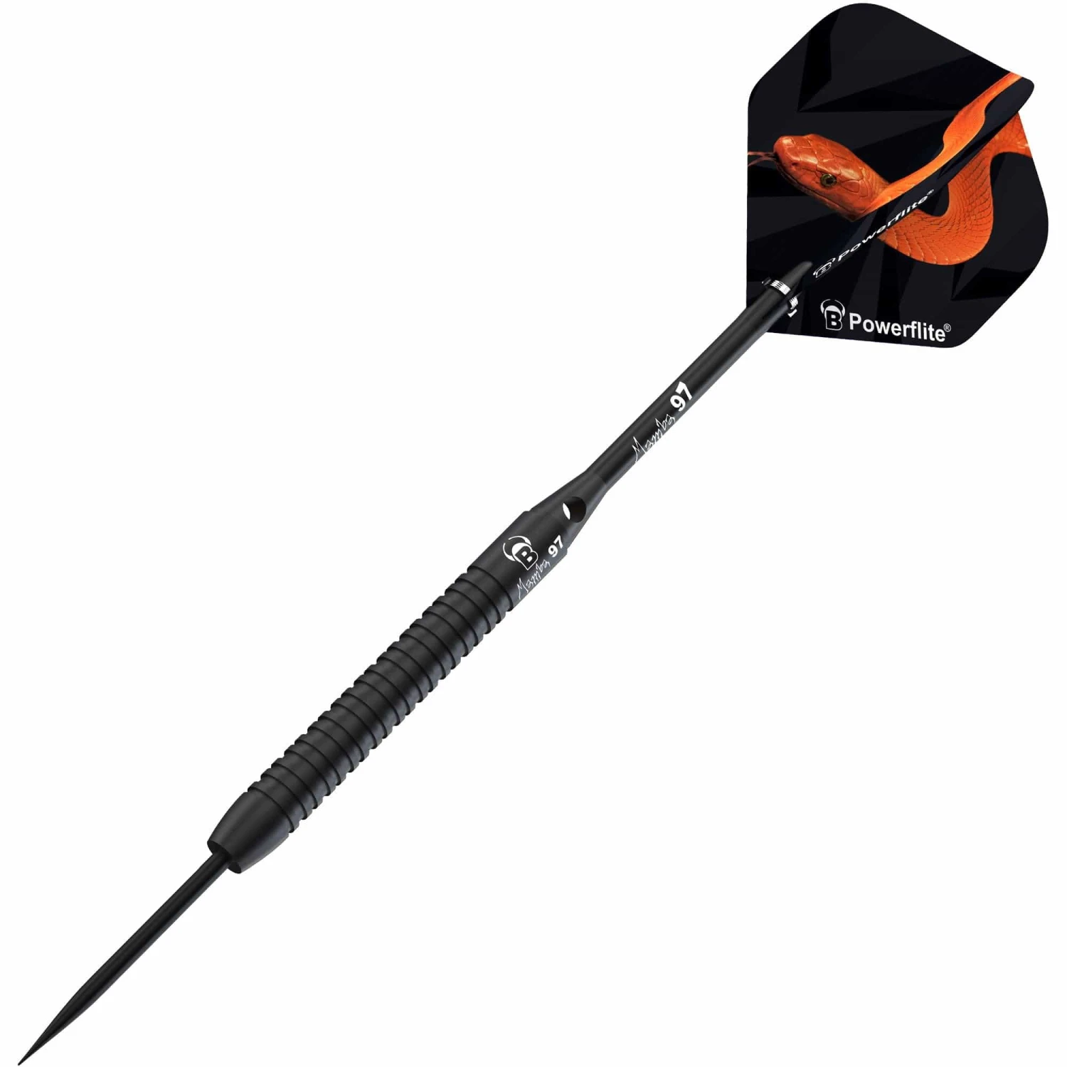 BULL'S Mamba 97 Darts - Steel Tip - M2 - Black Titanium - Image 2