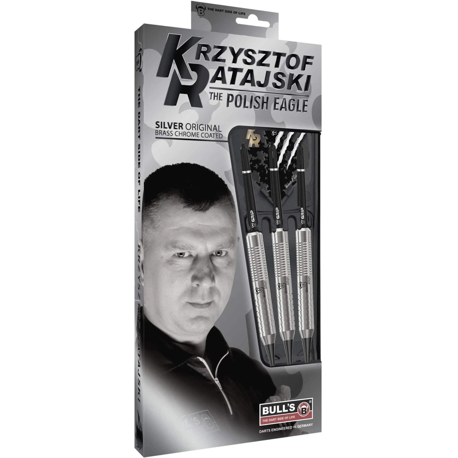 BULL'S Krzysztof Ratajski Darts - Soft Tip - The Polish Eagle - Brass - Silver - Image 3