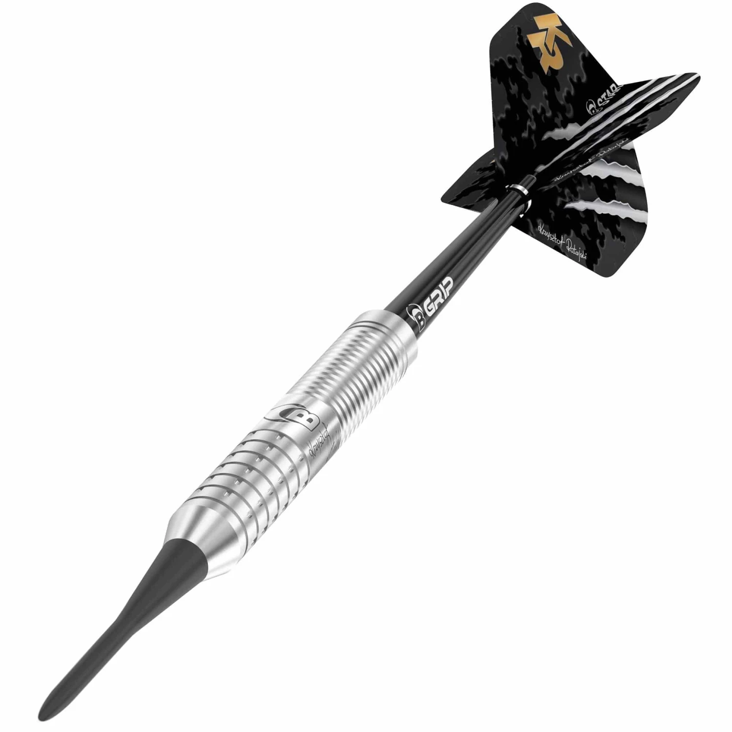 BULL'S Krzysztof Ratajski Darts - Soft Tip - The Polish Eagle - Brass - Silver - Image 2