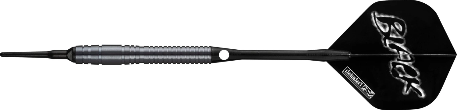 Datadart Black Darts - Soft Tip - Titanium Matt - Image 2
