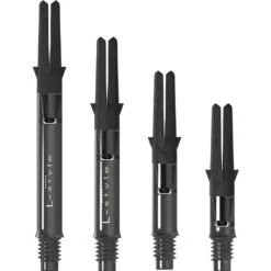 L-Style - L-Shafts - Straight - Silent Spin - Carbon - Clear Black