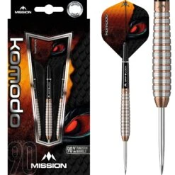 *Mission Komodo GX Darts - Steel Tip - Micro - M2 - Rose Gold