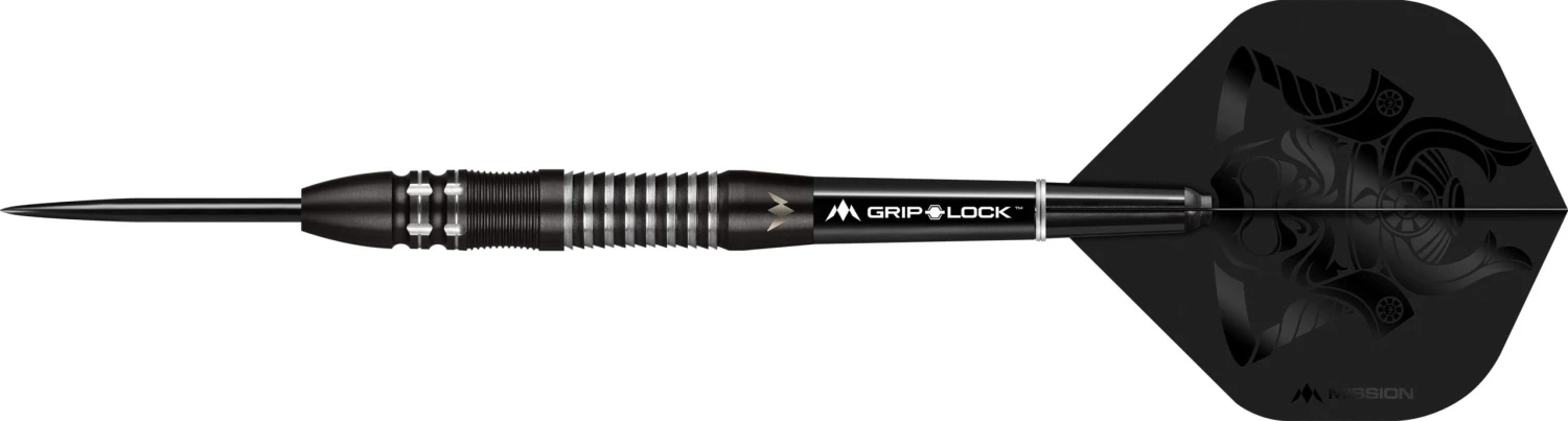 *Mission Kuro Darts - Steel Tip - Black - M2 - Razor Scallop - Image 2