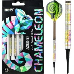 One80 Chameleon Darts - Soft Tip Tungsten - Azurite