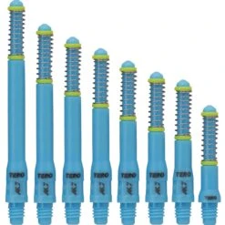 *Cuesoul - Dart Shafts - Tero Flight System - AK7 - Standard - Set Of 4 - Blue