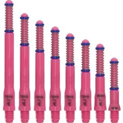 *Cuesoul - Dart Shafts - Tero Flight System - AK7 - Standard - Set Of 4 - Pink