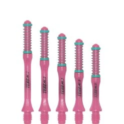*Cuesoul - Dart Shafts - Tero Flight System - AK7 - Slim - Set Of 4 - Pink