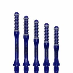 *Cuesoul - Dart Shafts - Tero Flight System - AK7 - Slim - Set Of 4 - Navy Blue