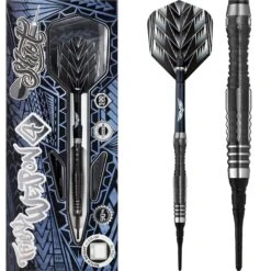 Shot Tribal Weapon 4 Darts - Soft Tip - Black Titanium