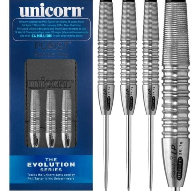 Unicorn Evolution Darts - Steel Tip - Phase 5 Purist LP - 26g