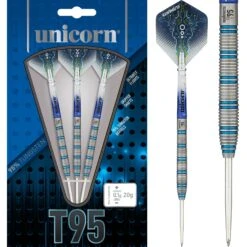 Unicorn T95 Darts - Steel Tip - Core XL - S1 - Blue