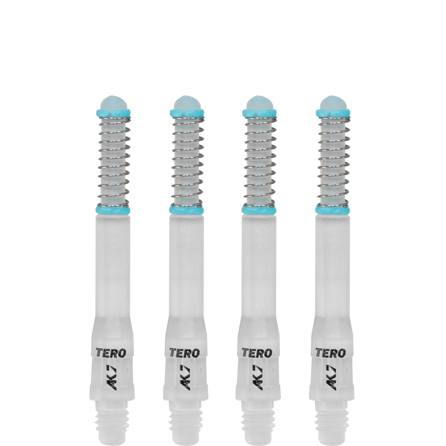 Cuesoul - Dart Shafts - Tero Flight System - AK7 - Standard - Set Of 4 - Ice Clear - Image 5
