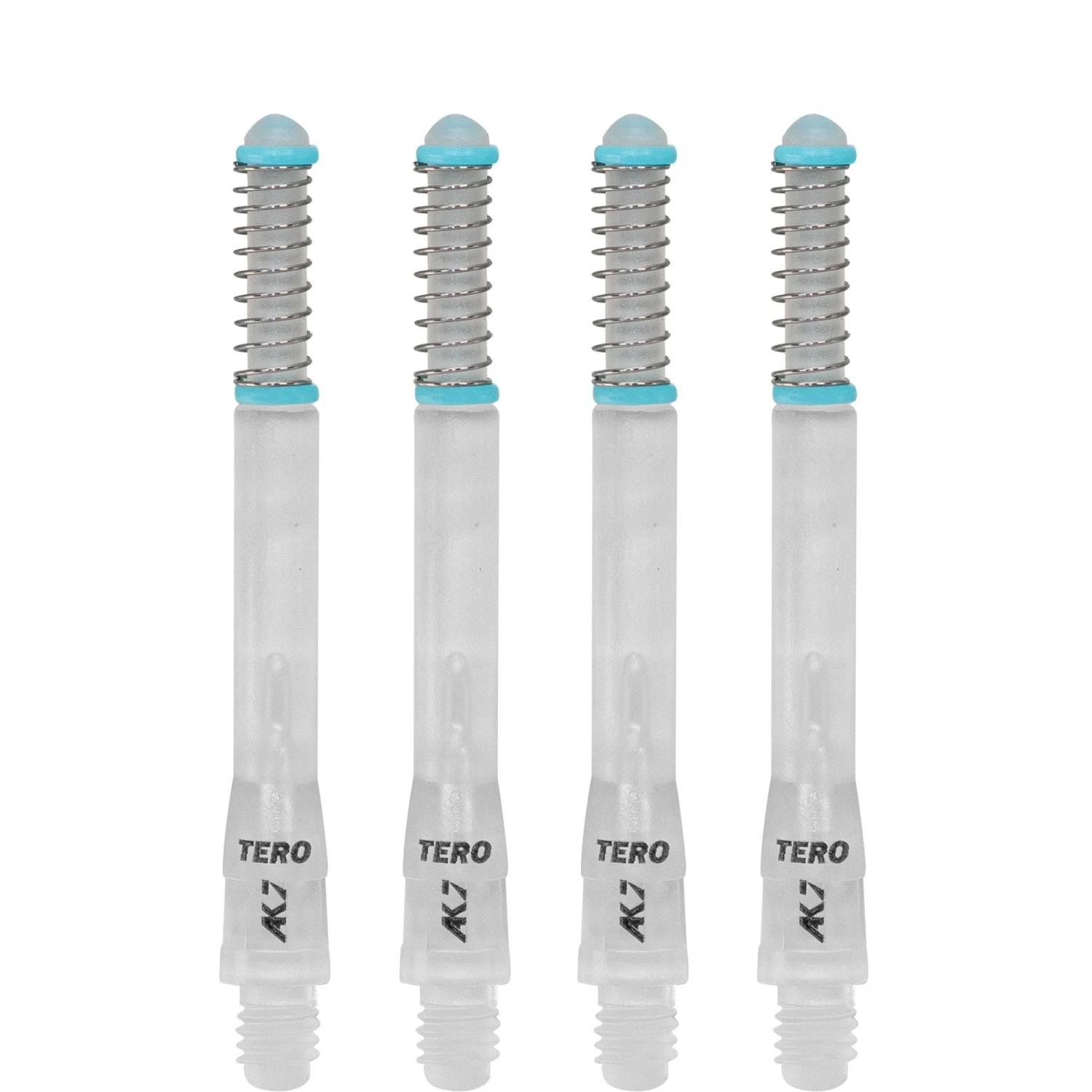 Cuesoul - Dart Shafts - Tero Flight System - AK7 - Standard - Set Of 4 - Ice Clear - Image 3