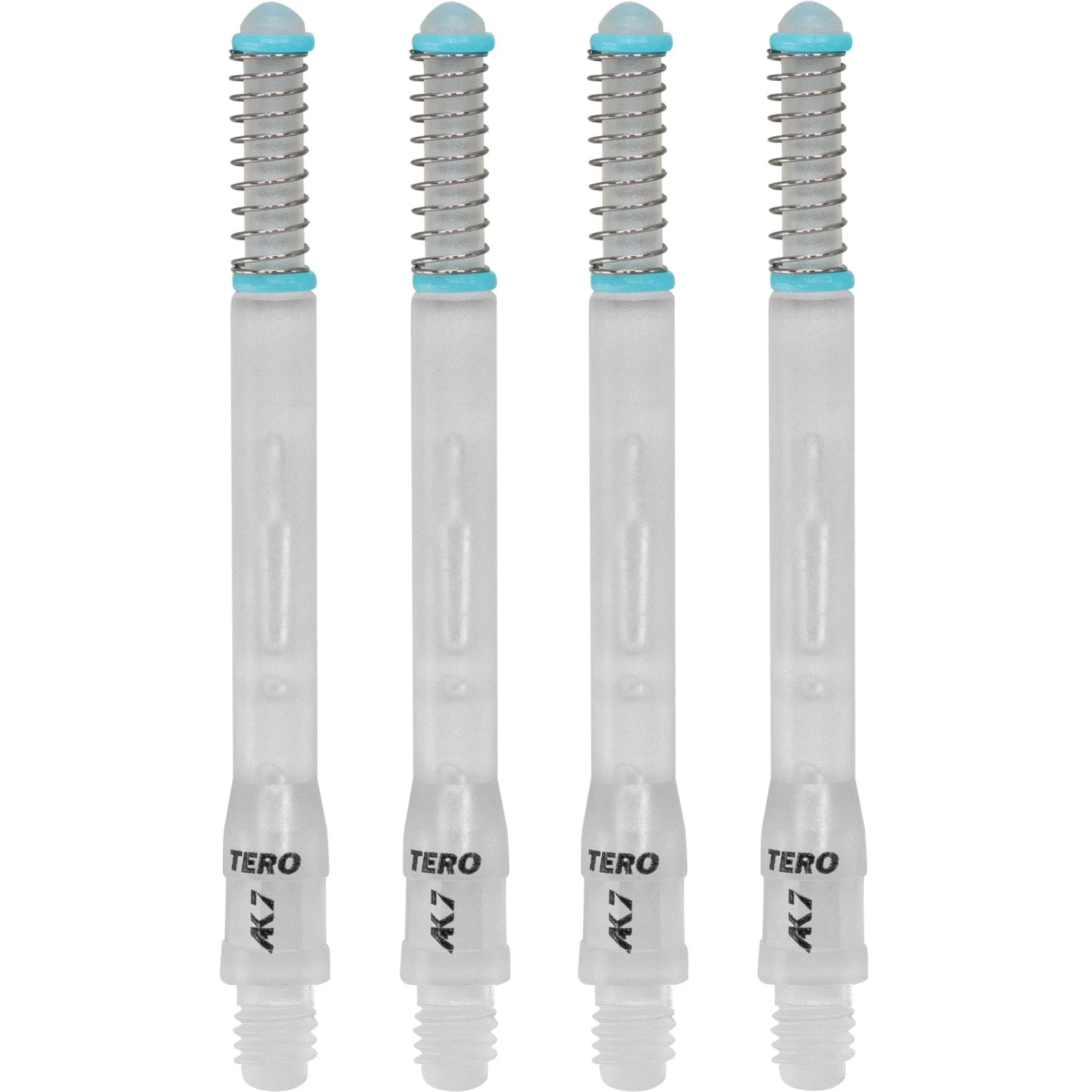Cuesoul - Dart Shafts - Tero Flight System - AK7 - Standard - Set Of 4 - Ice Clear - Image 2