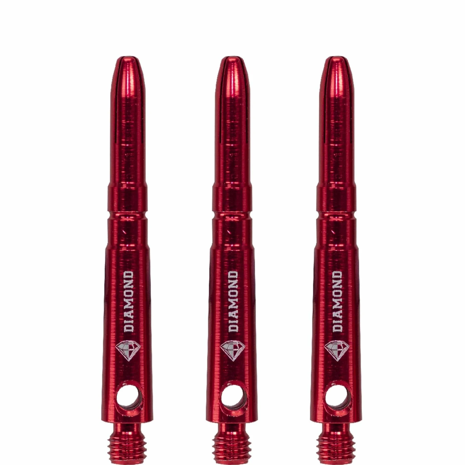 Cuesoul - Aluminium Dart Shafts - Diamond - Value Pack - 4 Sets - Red - Image 3