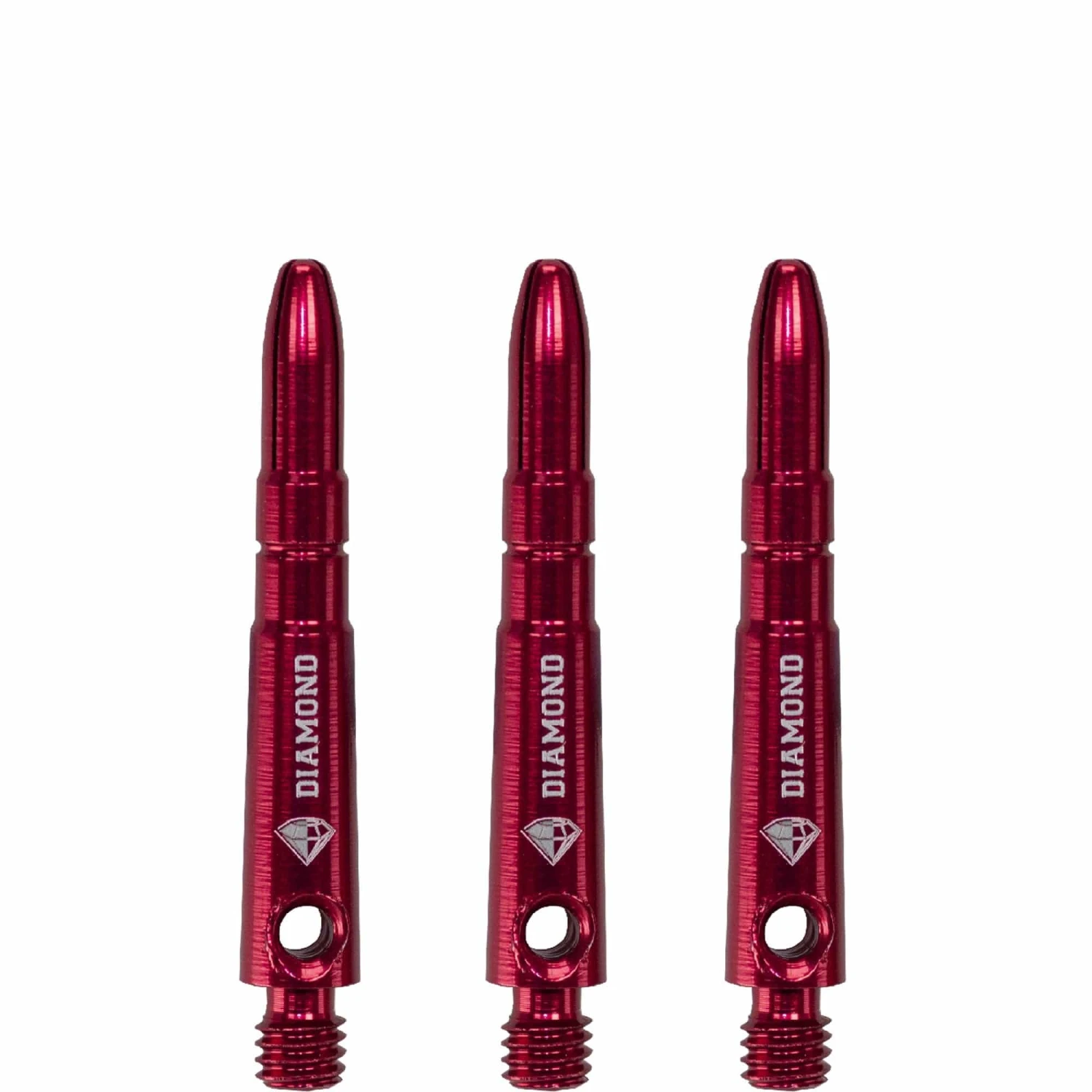 Cuesoul - Aluminium Dart Shafts - Diamond - Value Pack - 4 Sets - Red - Image 4