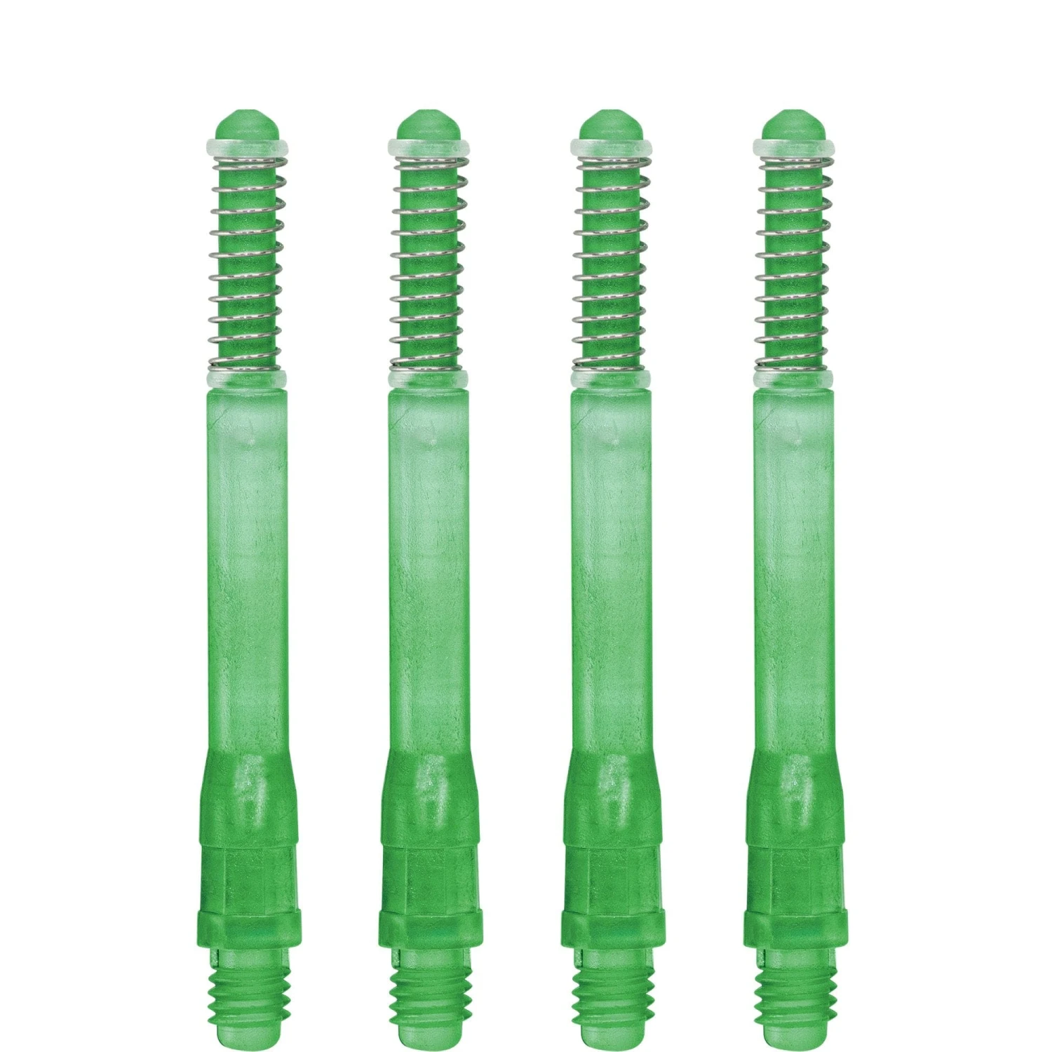 *Cuesoul - Dart Shafts - Tero Flight System - AK7 - Gradient - Standard - Set Of 4 - Lime Green - Image 2