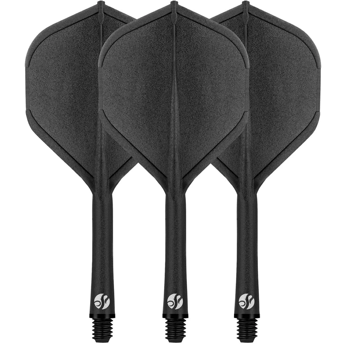 Shot Flight Deck - One Piece Dart Flight And Shaft System - Black - Image 4