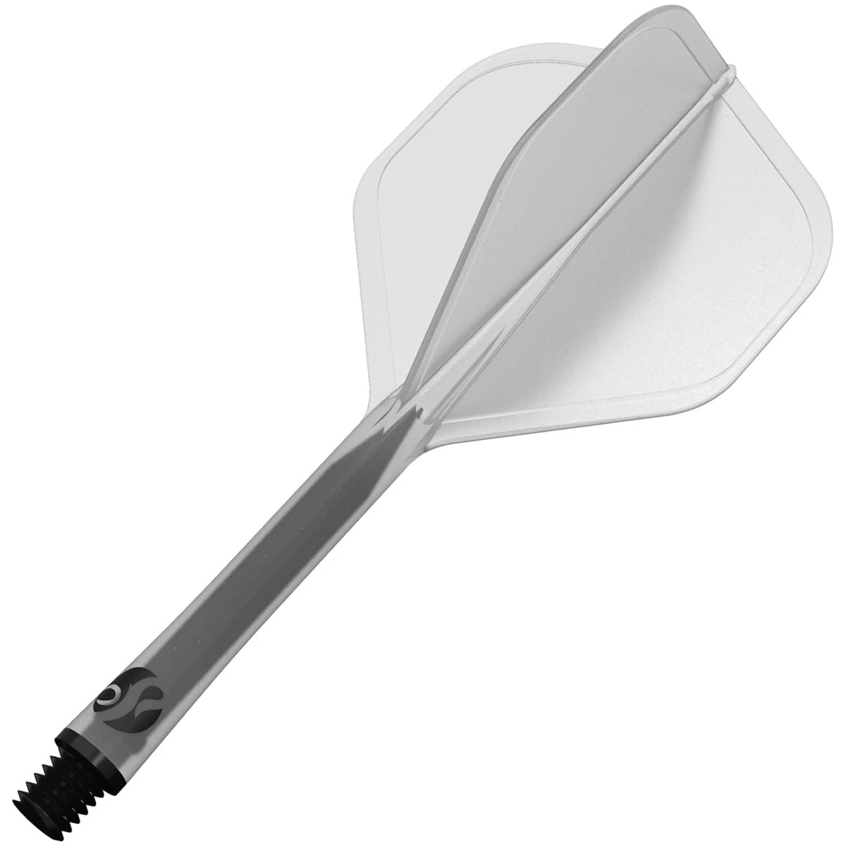 Shot Flight Deck - One Piece Dart Flight And Shaft System - Clear - Image 5