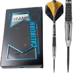 Caliburn Player Darts - Steel Tip - 95% - Black Titanium - Mamba