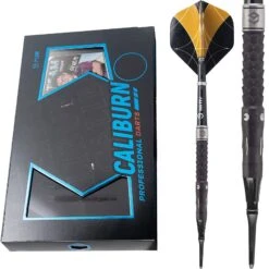 Caliburn Player Darts - Soft Tip - 95% - Black Titanium - Orca