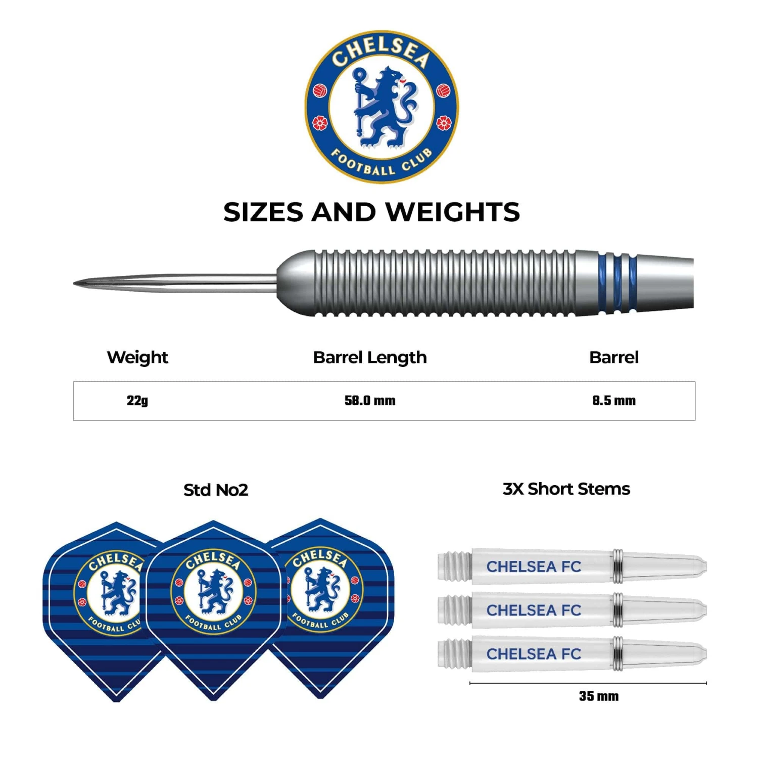 Chelsea FC Darts Gift Set - Image 3