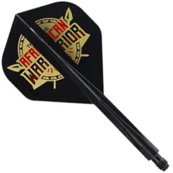 *Condor AXE Dart Flights - Devon Petersen - Standard - African Warrior - Inspiration 2 - Black