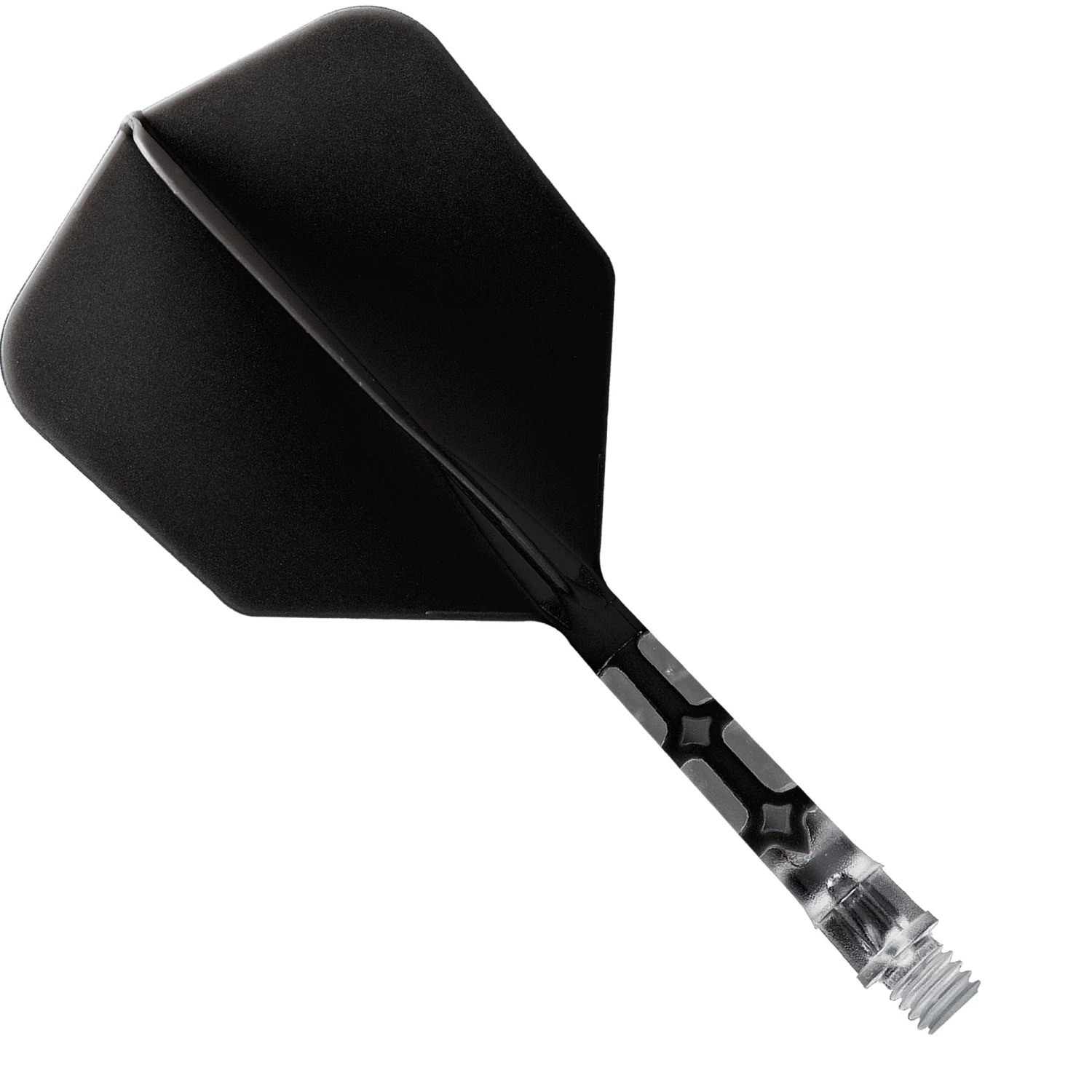 Cuesoul Rost T19 Integrated Dart Shaft And Flights - Big Wing - Clear With Black Flight - Image 4