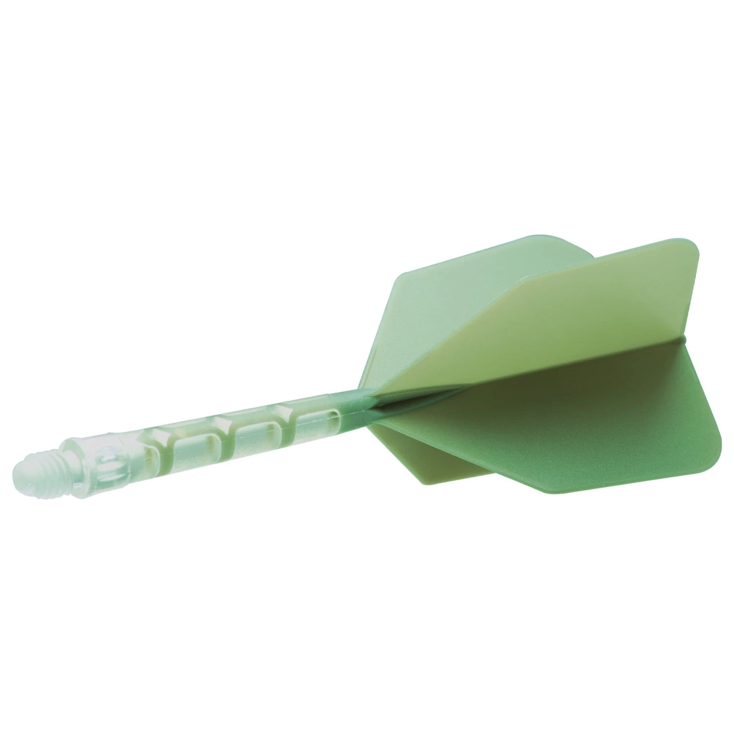Cuesoul Rost T19 Integrated Dart Shaft And Flights - Big Wing - Clear With Green Flight - Image 6