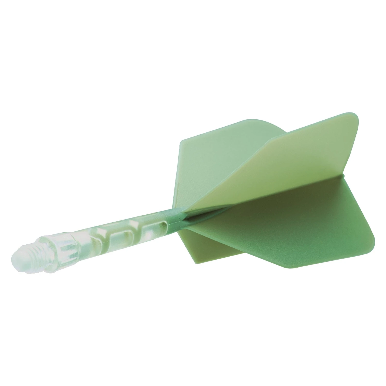 Cuesoul Rost T19 Integrated Dart Shaft And Flights - Big Wing - Clear With Green Flight - Image 7