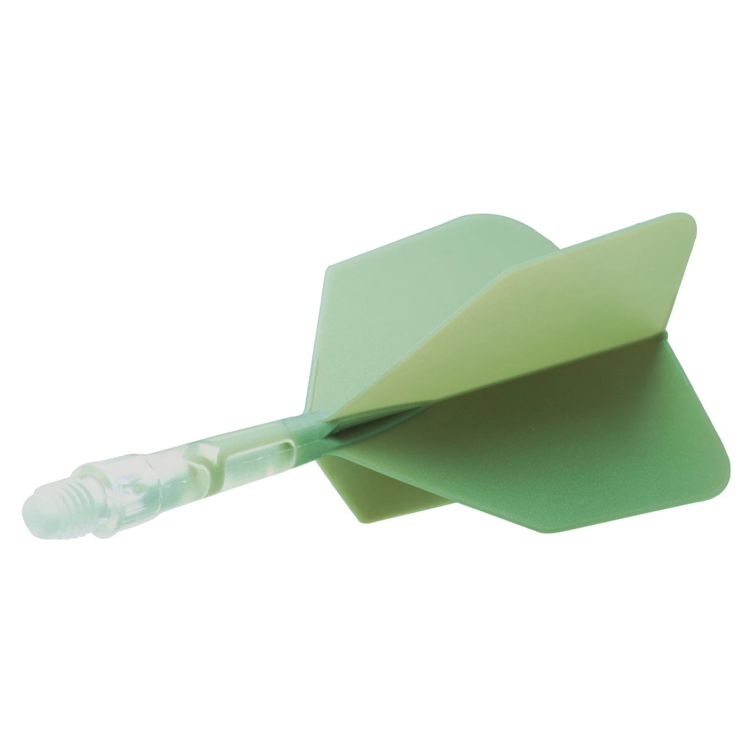 Cuesoul Rost T19 Integrated Dart Shaft And Flights - Big Wing - Clear With Green Flight - Image 8