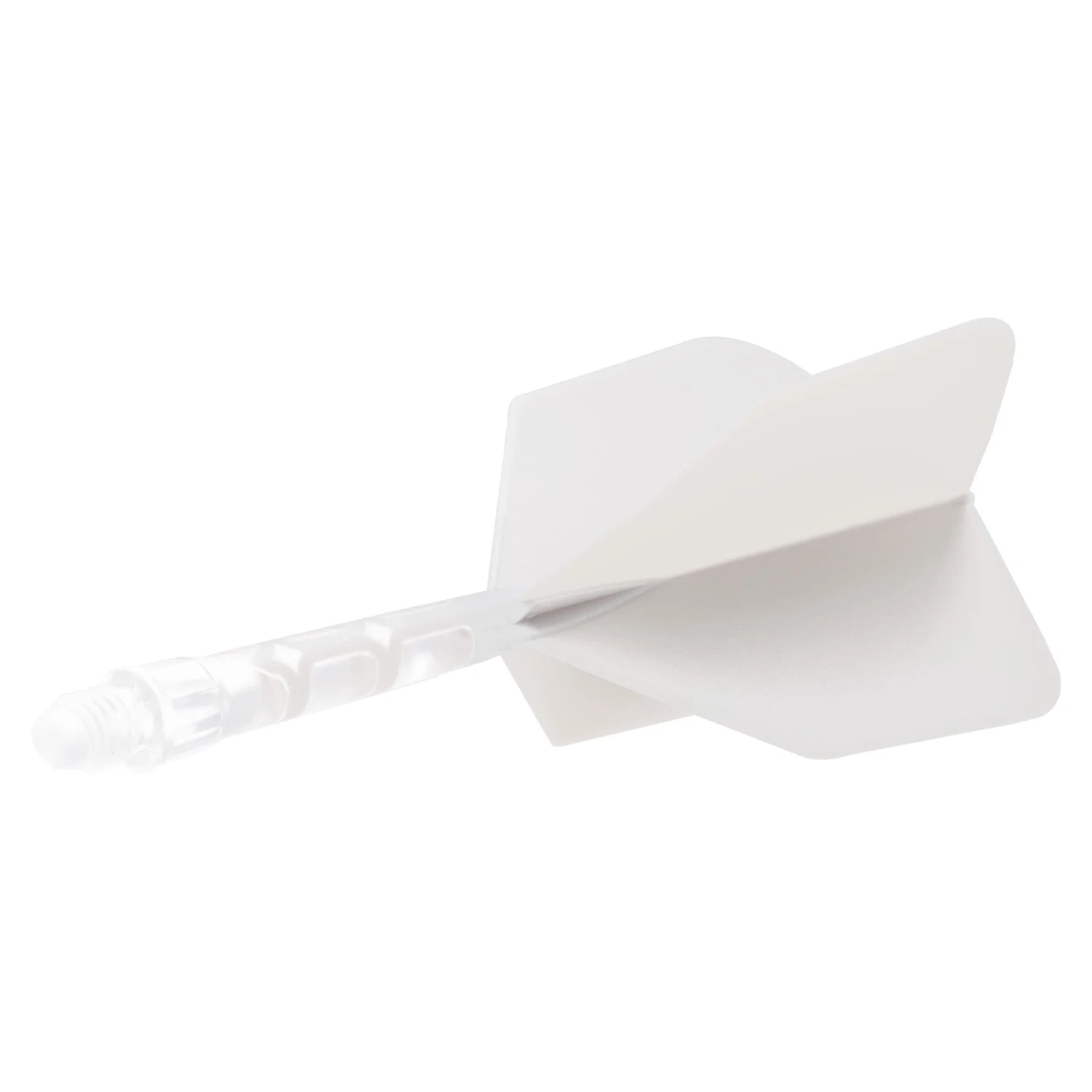 *Cuesoul Rost T19 Integrated Dart Shaft And Flights - Big Wing - Clear With White Flight - Image 7