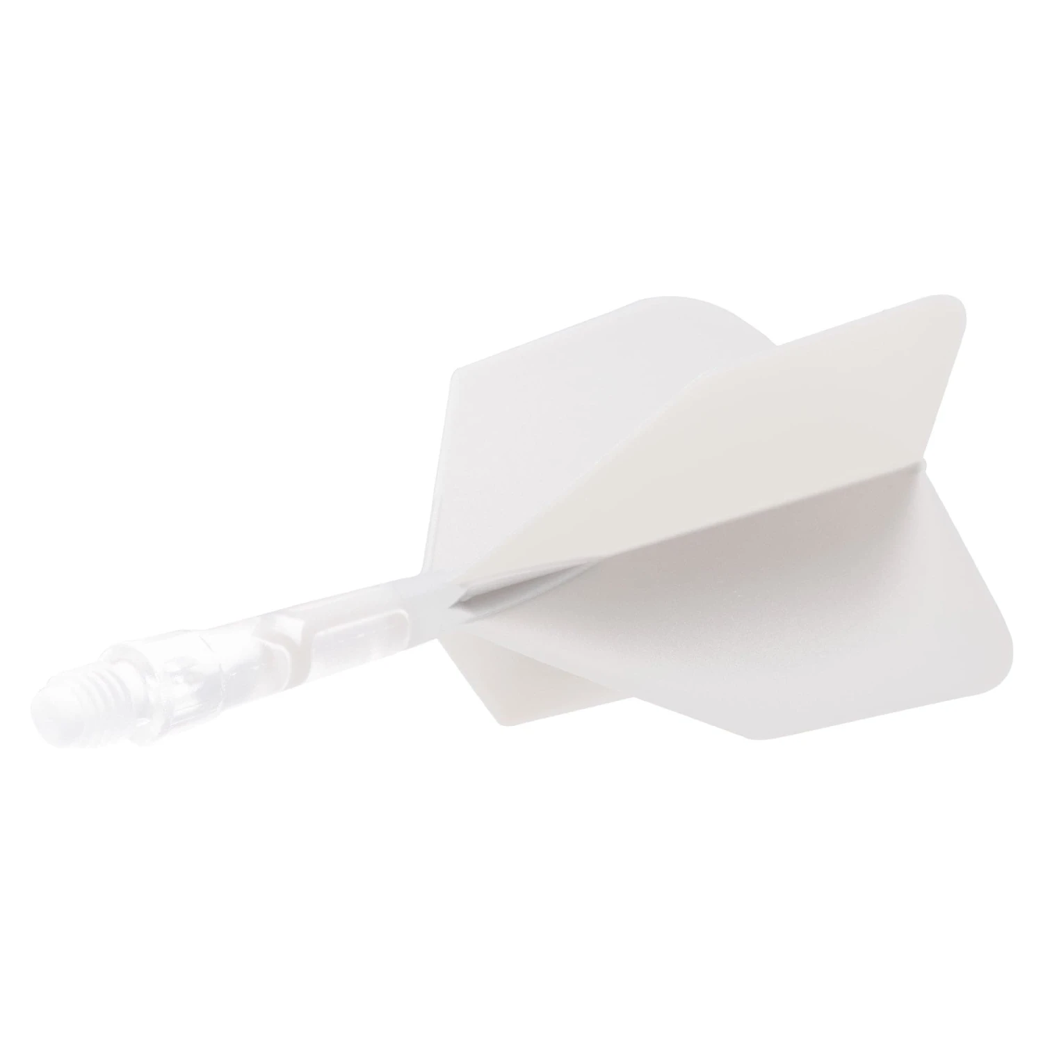 *Cuesoul Rost T19 Integrated Dart Shaft And Flights - Big Wing - Clear With White Flight - Image 8