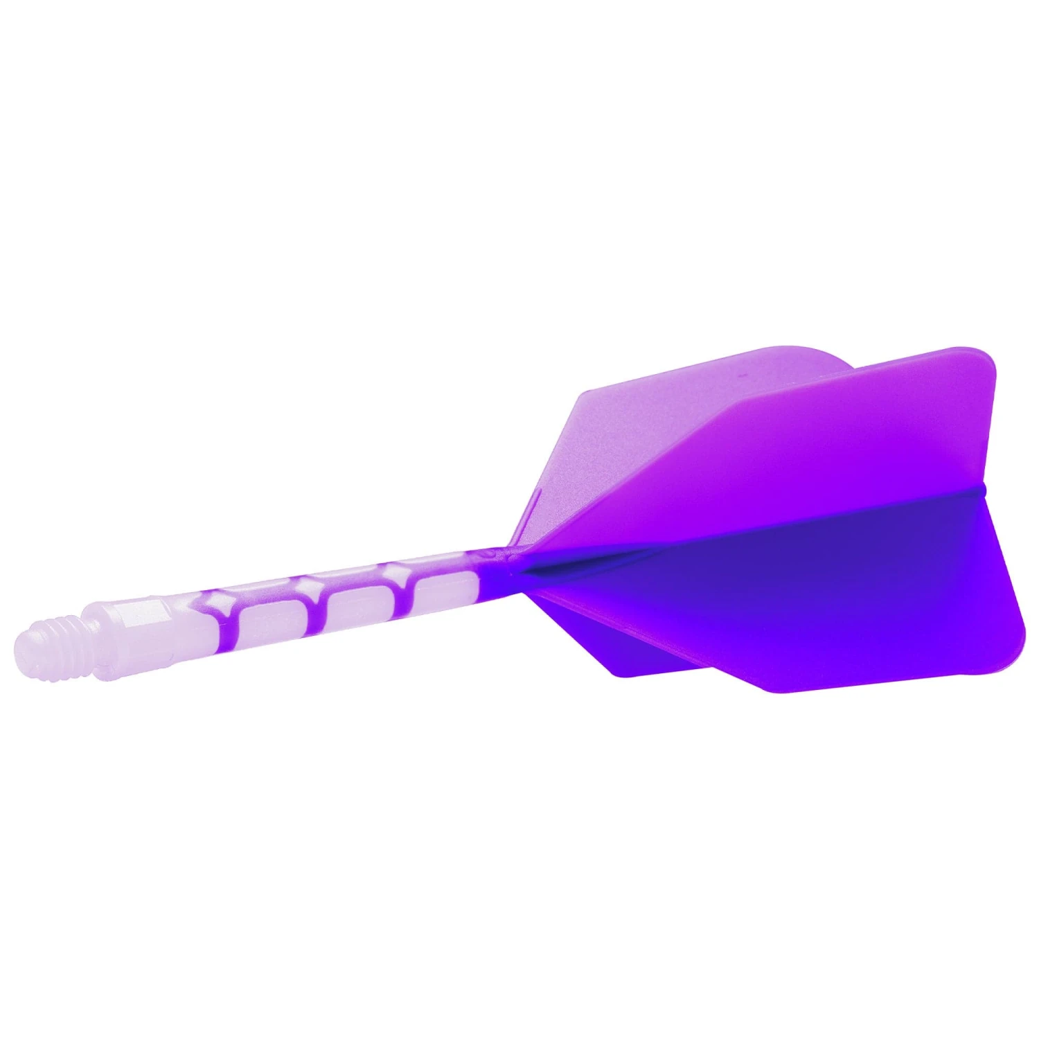 Cuesoul Rost T19 Integrated Dart Shaft And Flights - Big Wing - White With Purple Flight - Image 5