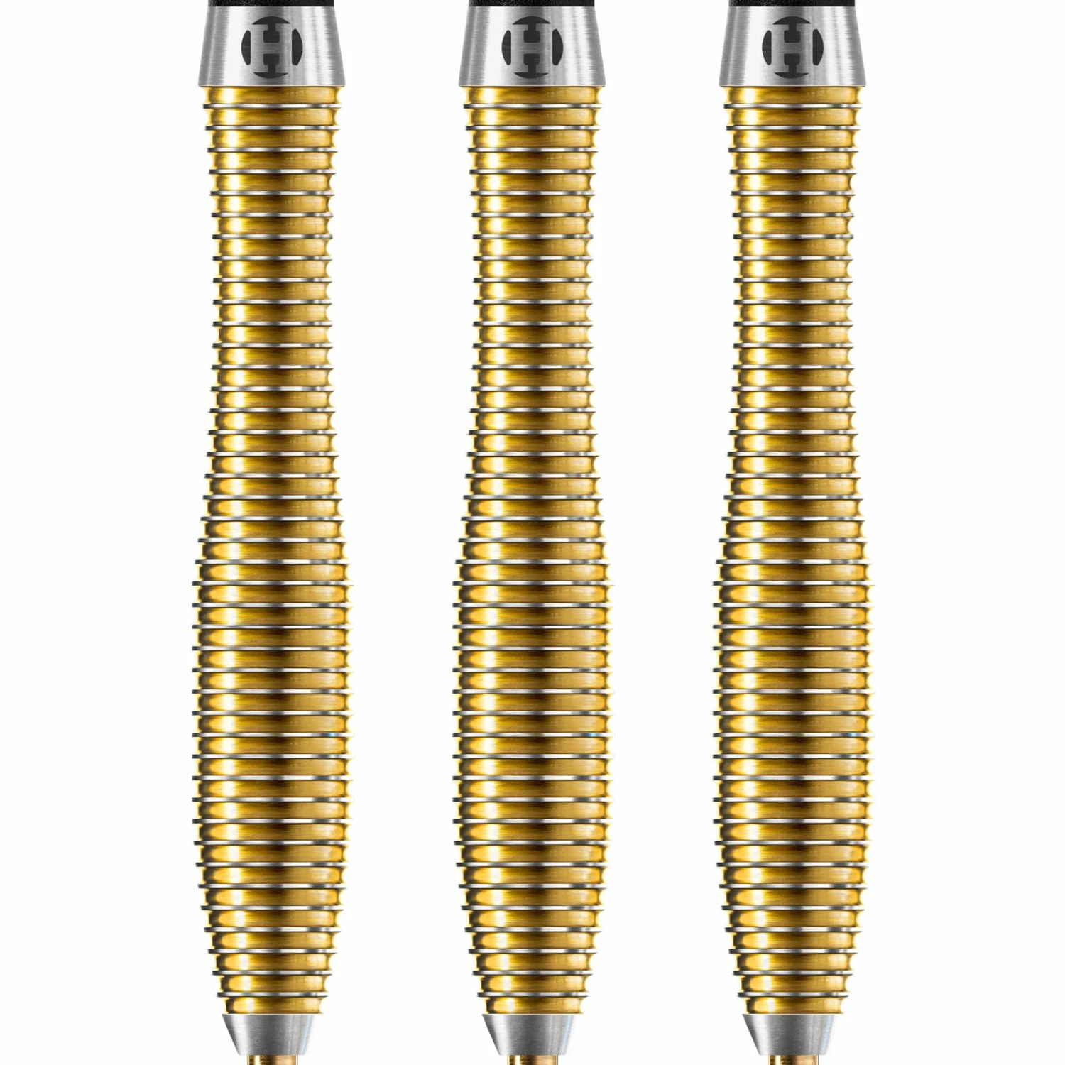 Harrows V Wing Darts - Steel Tip - 90% - Anniversary Edition - Gold Titanium - Image 3