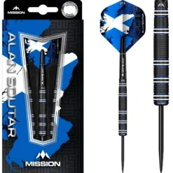 Mission Alan Soutar Darts - Steel Tip - 90% - Soots - Black Titanium
